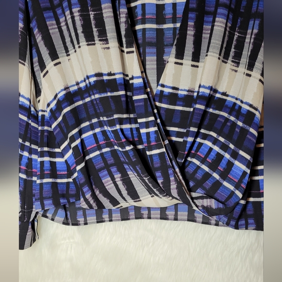 Ann Taylor Longsleeve Faux Wrap Blouse - Picture 4 of 7